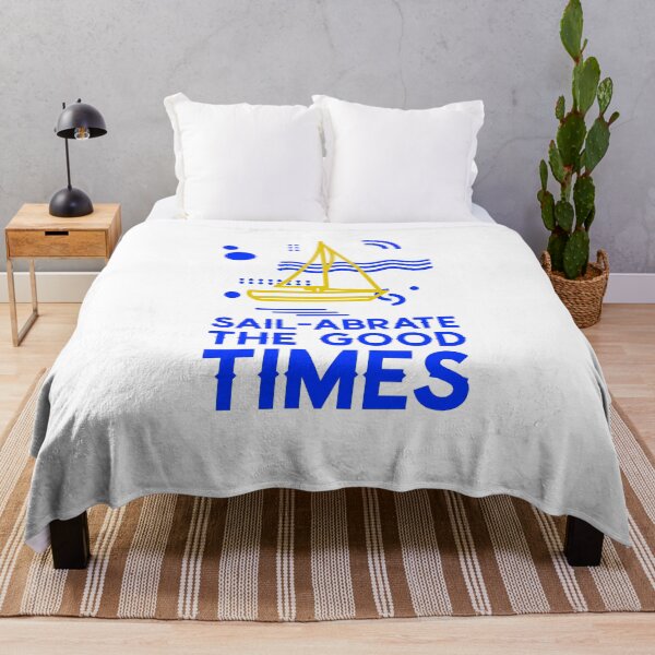 Item preview, Sailing Pun Sail-abrate The Good Times Summer Boating Design 2 designed and sold by randomtdesigns.