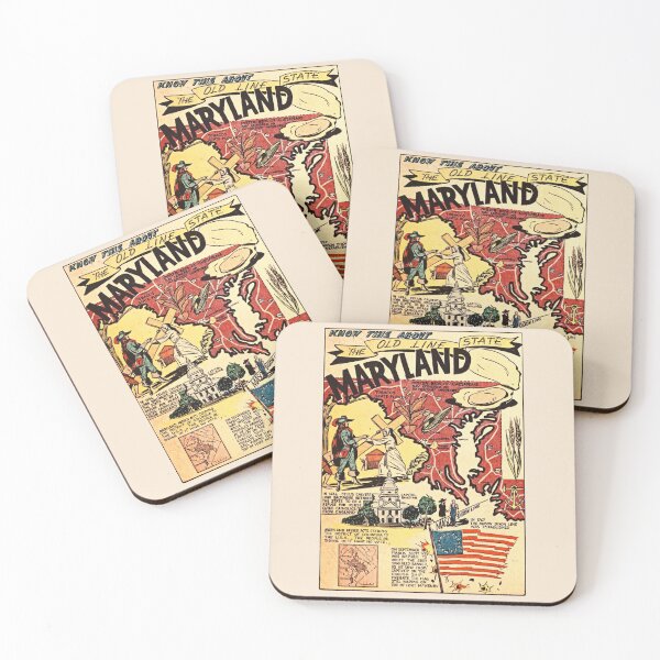 Item preview, Maryland Vintage Poster designed and sold by RosarioDesigns.