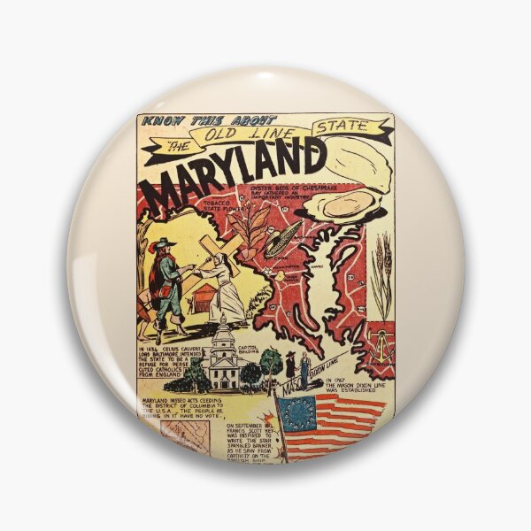 Item preview, Maryland Vintage Poster designed and sold by RosarioDesigns.