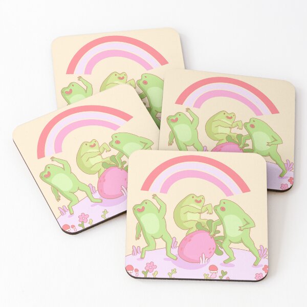 Item preview, Strawberry Frog Dance Party designed and sold by kmalari.