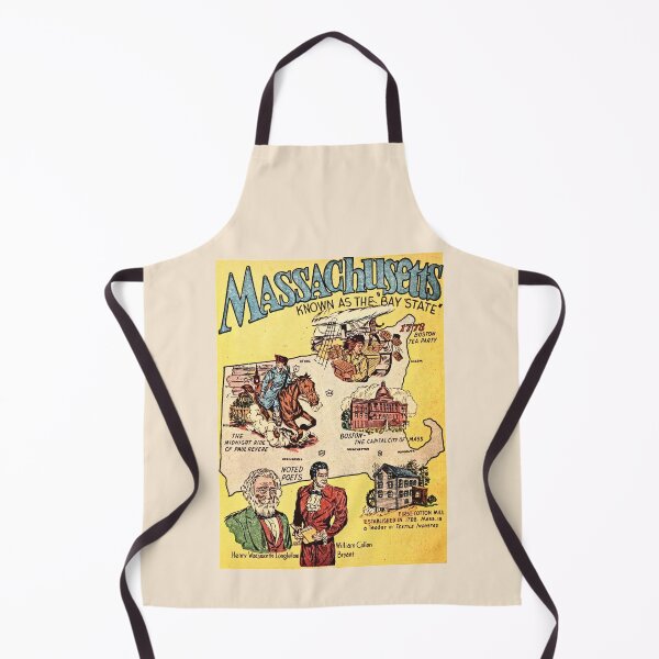 Item preview, Massachusetts Vintage Poster designed and sold by RosarioDesigns.