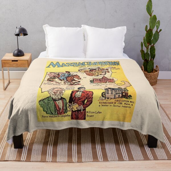 Item preview, Massachusetts Vintage Poster designed and sold by RosarioDesigns.