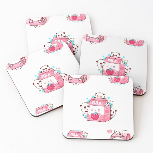 Item preview, Japanese Aesthetics Kawaii Strawberry Milk Shake designed and sold by chulitad.