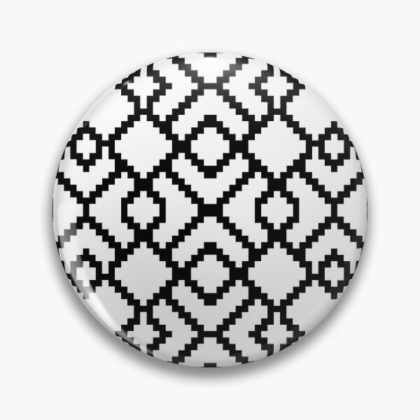 Geometric Abstraction Decorative Pattern Pin