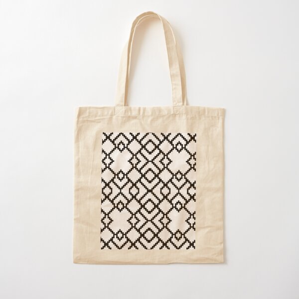 Geometric Abstraction Decorative Pattern Cotton Tote Bag