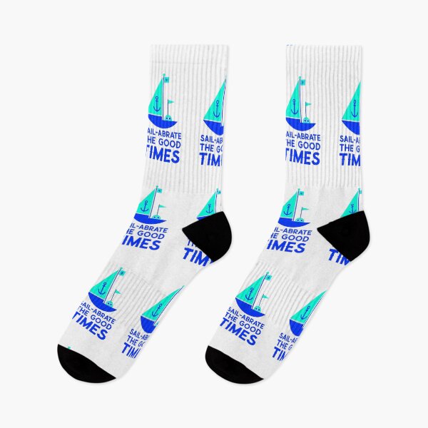 Item preview,  Sailing Pun Sail-abrate The Good Times Summer Boating Design 6 designed and sold by randomtdesigns.