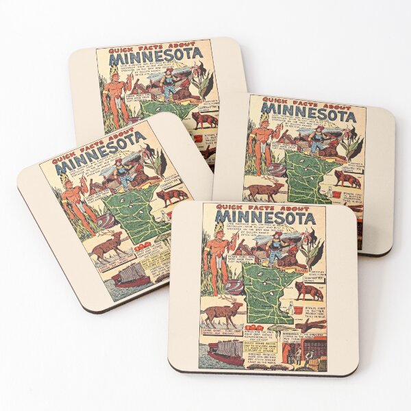 Item preview, Minnesota Vintage Poster designed and sold by RosarioDesigns.