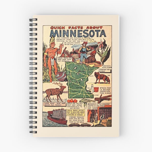 Item preview, Minnesota Vintage Poster designed and sold by RosarioDesigns.