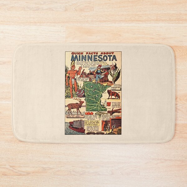 Item preview, Minnesota Vintage Poster designed and sold by RosarioDesigns.