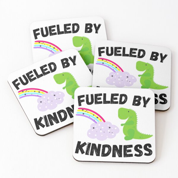 Item preview, Fueled By Kindness - Dinosaur And Rainbow designed and sold by MM55Designs.