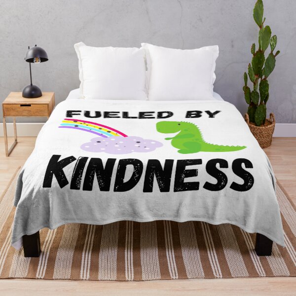 Item preview, Fueled By Kindness - Dinosaur And Rainbow designed and sold by MM55Designs.