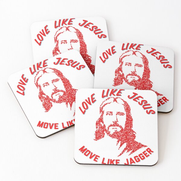 Artikelvorschau, Liebe wie Jesus, bewege dich wie Jagger entworfen und verkauft von Sarcasmagic.