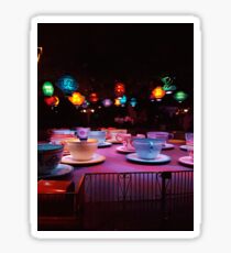 Alice In Wonderland Tea Cups Sticker