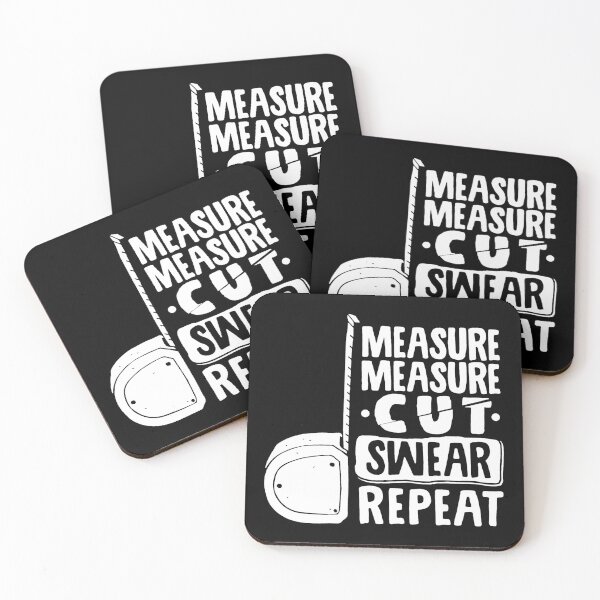Aperçu de l'œuvre Cut Swear cadeau de menuisier charpentier répétition créée et vendue par Douglafa.