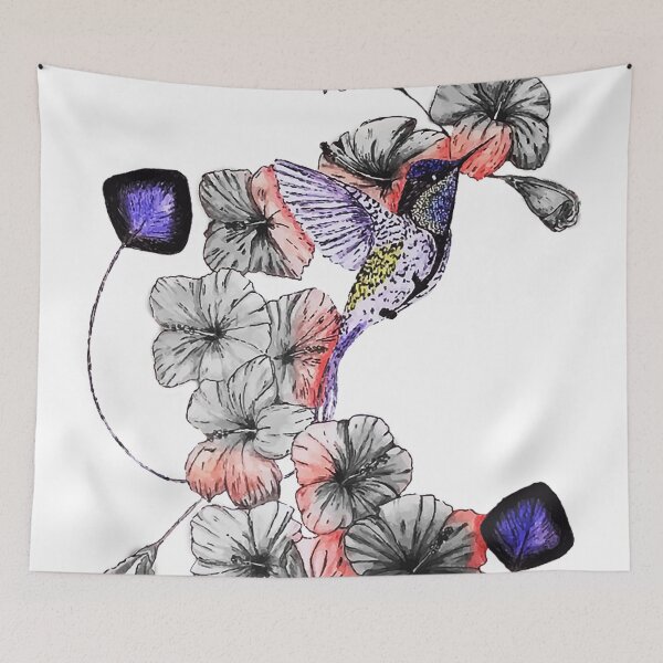 Item preview, Colibri in the flowers designed and sold by LiskaPS.