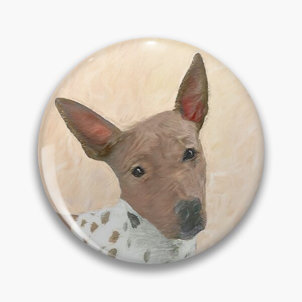 Item preview, American Hairless Terrier Painting - Cute Original Dog Art designed and sold by alpendesigns.