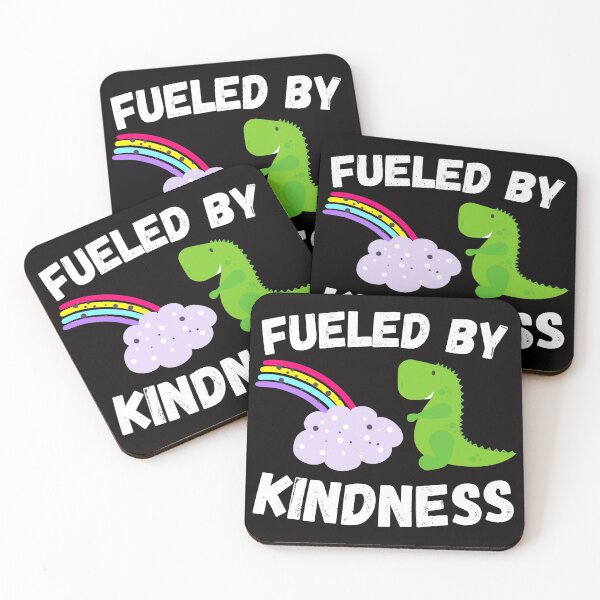 Item preview, Fueled By Kindness - Dinosaur And Rainbow designed and sold by MM55Designs.