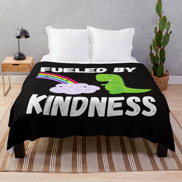 Item preview, Fueled By Kindness - Dinosaur And Rainbow designed and sold by MM55Designs.
