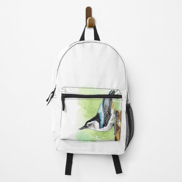 Item preview, Watercolor White-Breasted Nuthatch designed and sold by BlackGoatPrints.