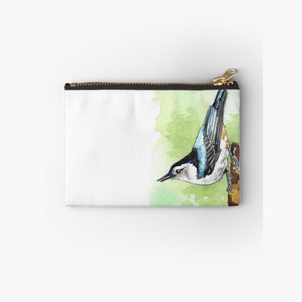 Item preview, Watercolor White-Breasted Nuthatch designed and sold by BlackGoatPrints.