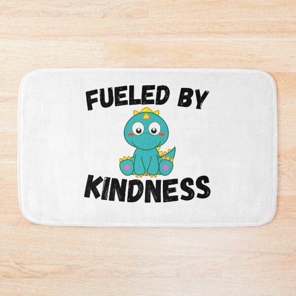 Item preview, Fueled By Kindness - Cute Blue Dinosaur designed and sold by MM55Designs.