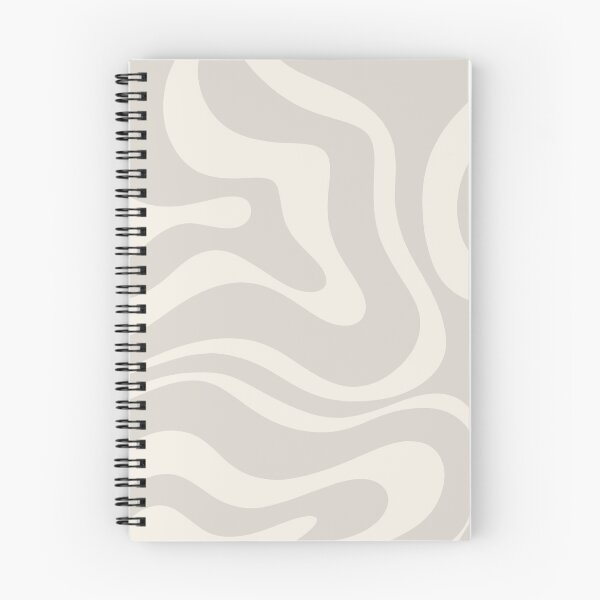 Item preview, Retro Modern Liquid Swirl Abstract Pattern Square in Light Mushroom Cream designed and sold by kierkegaard.