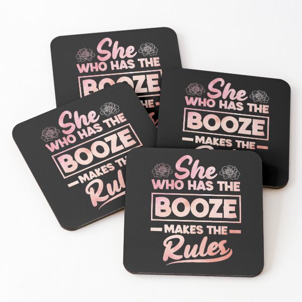 Item preview, She Who Has The Booze Makes The Rules Bartending Funny designed and sold by ShopTheStyle.