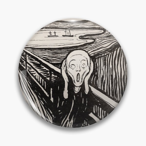 Item preview, Munch - The Scream (B&W) designed and sold by le daddy.