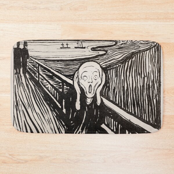 Item preview, Munch - The Scream (B&W) designed and sold by le daddy.