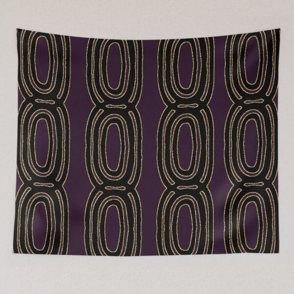 Item preview, Black-gold ovate design designed and sold by JoySpark.