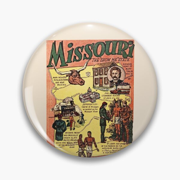 Artikelvorschau, Missouri Vintage Poster entworfen und verkauft von RosarioDesigns.
