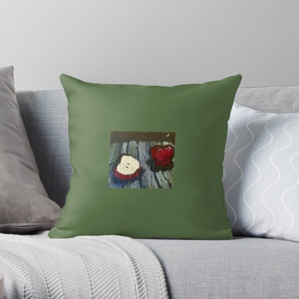 floor apples Throw Pillow