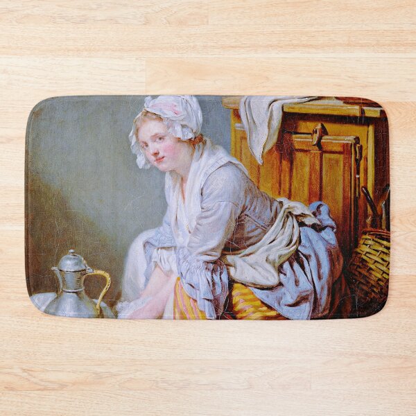 Item preview, The Laundress - Jean Baptiste Greuze designed and sold by brushandframes.