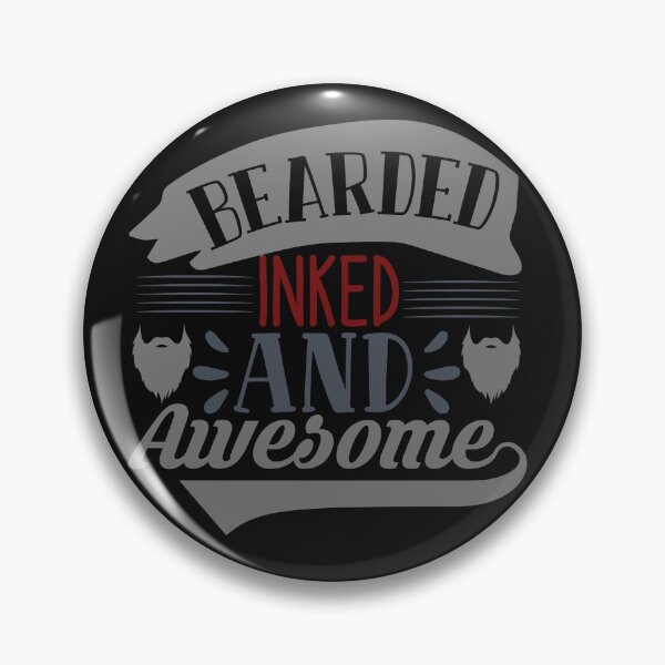 Item preview, Bearded Inked And Awesome designed and sold by Gevover.