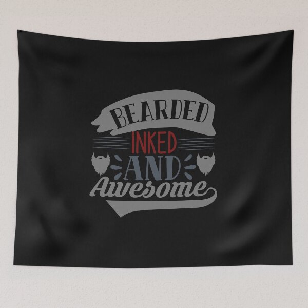 Item preview, Bearded Inked And Awesome designed and sold by Gevover.