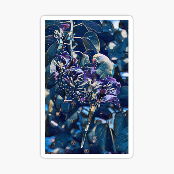 Midnight Bloom Sticker