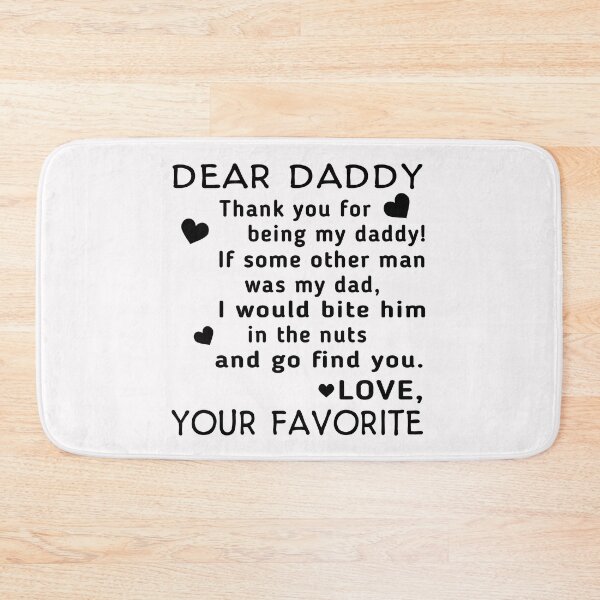 Item preview, Dear Daddy | Gift For Dad | Gift For The Father's Day designed and sold by ThuyPhamStore.