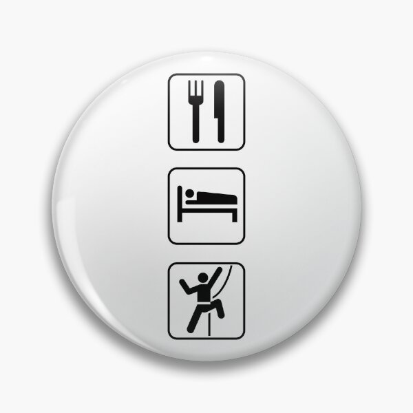 Item preview, Eat, Sleep, Climb designed and sold by Mount-Molehill.