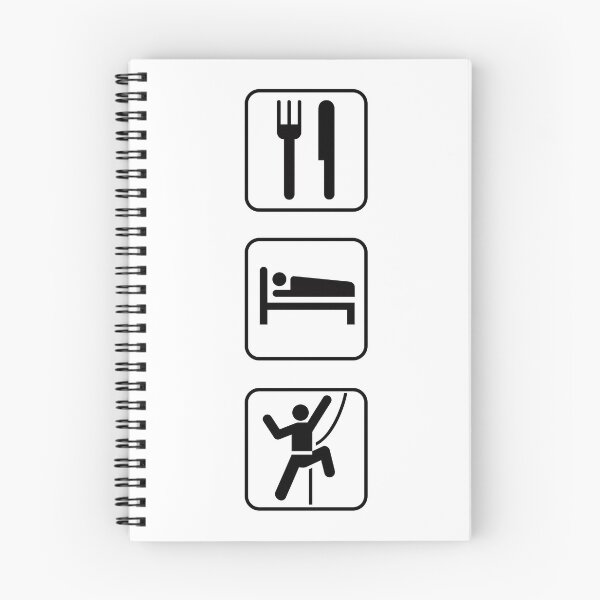 Item preview, Eat, Sleep, Climb designed and sold by Mount-Molehill.