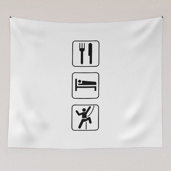 Item preview, Eat, Sleep, Climb designed and sold by Mount-Molehill.