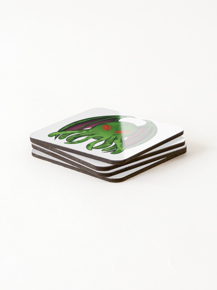Thumbnail 4 of 5, Coasters (Set of 4), Cthulhu  designed and sold by Rualar-Design.