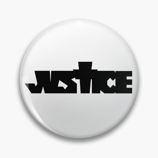 Item preview, Justin Bieber JUSTICE logo (Black on White) designed and sold by Fox Newton.