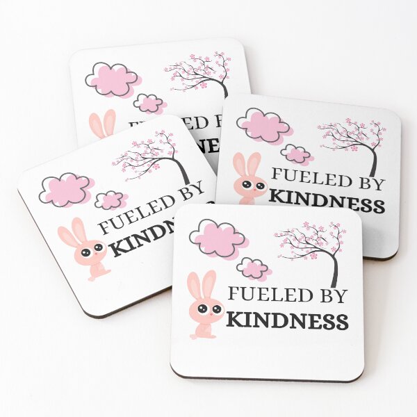 Item preview, Fueled By Kindness - Cute Pink Bunny designed and sold by MM55Designs.