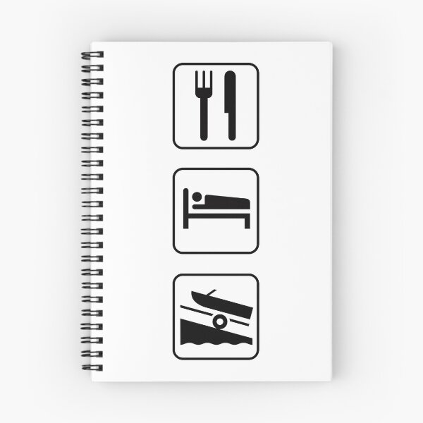 Item preview, Eat, Sleep, Boat designed and sold by Mount-Molehill.