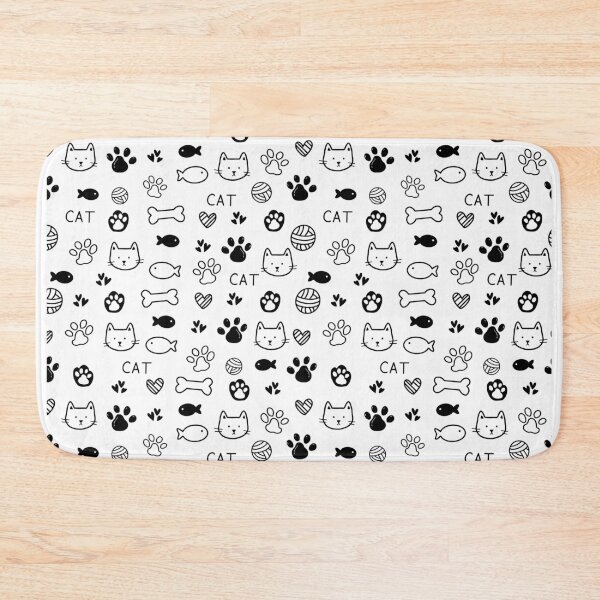 Item preview, Cute Cat Pattern designed and sold by SSK Designs.