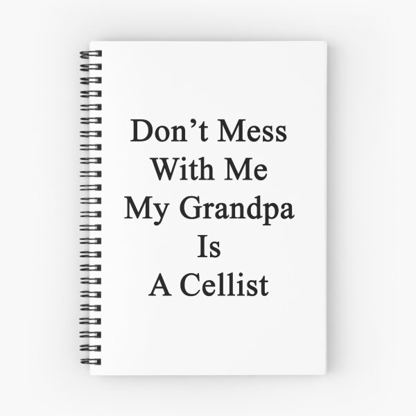 Item preview, Don't Mess With Me My Grandpa Is A Cellist designed and sold by supernova23.