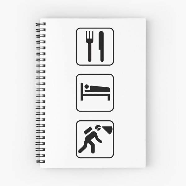 Item preview, Eat, Sleep, Spelunk designed and sold by Mount-Molehill.