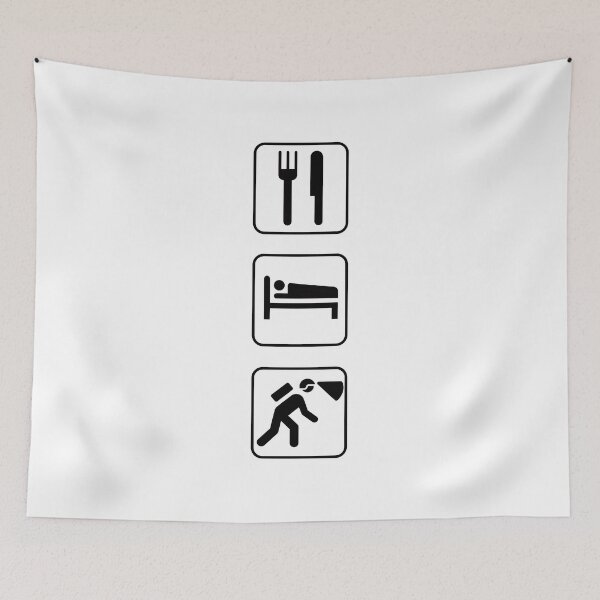 Item preview, Eat, Sleep, Spelunk designed and sold by Mount-Molehill.