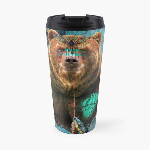 Brown Bear Spirit Travel Mug