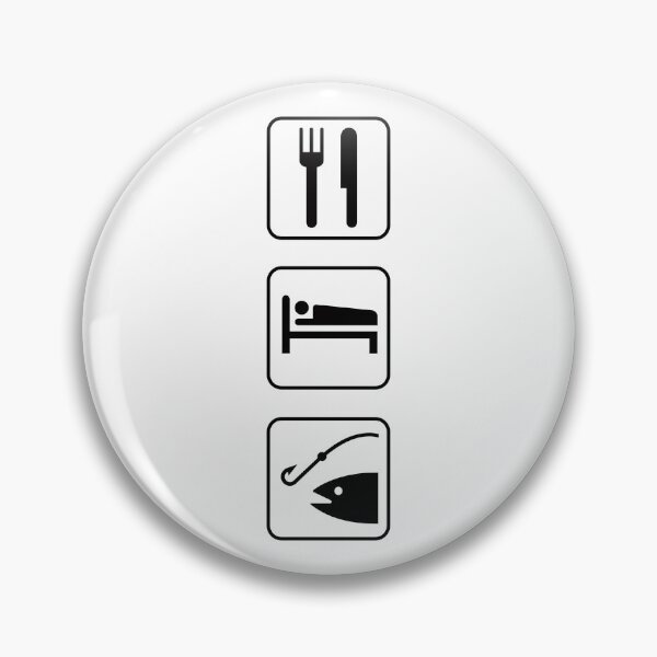Item preview, Eat, Sleep, Fish designed and sold by Mount-Molehill.